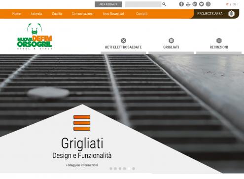 GBF - Realizzazione sito web Nuova Defim Orsogril 