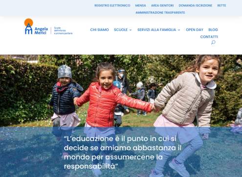 GBF Costruzione sito web Scuola Angela Merici