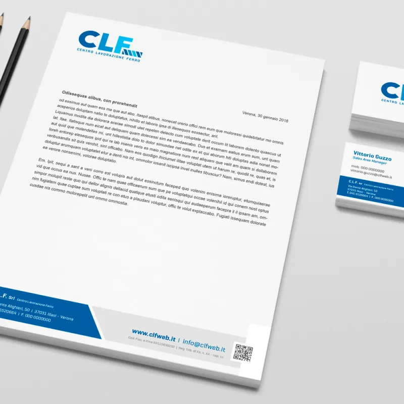 GBF - Realizzazione brochure e coordinato CLF