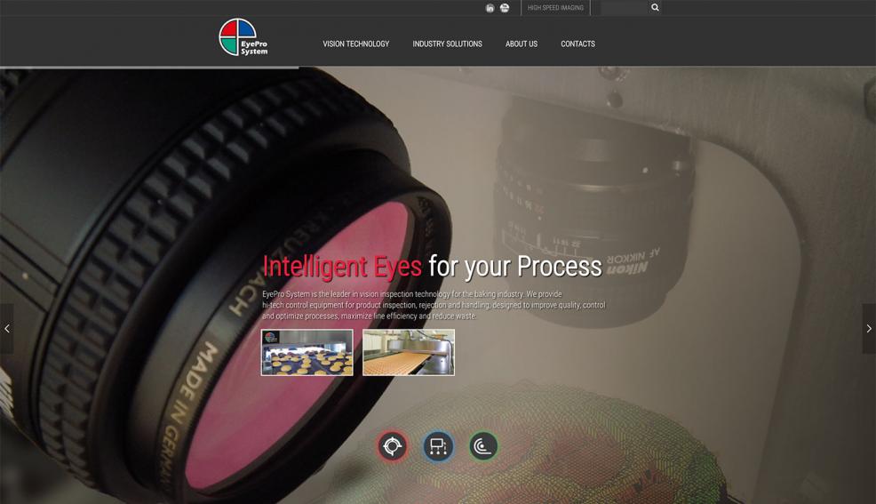 GBF costruzione sito web EyePro System