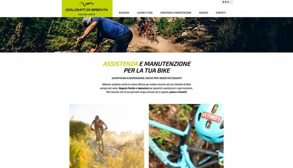 GBF - sito web Bear Bike Center Dolomiti di Brenta